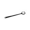 Rompehielos de acero inoxidable y nylon negro 27 cm