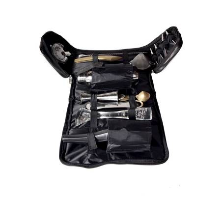 Estuche de camarero Cube Luxury de nailon negro