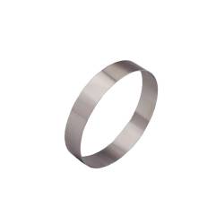 Moule rond en acier inoxydable 16x4 cm