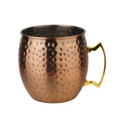 Tasse maxi en cuivre martelé antique lt 3