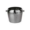 Cubitera de acero martillado negro lt 2