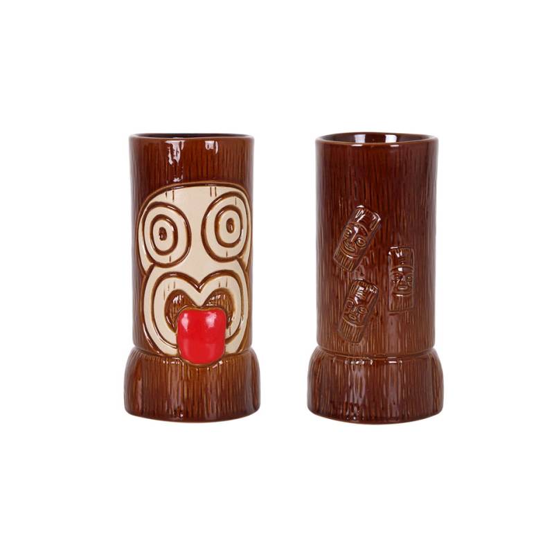 Tiki mug Ku porcelaine marron cl 48