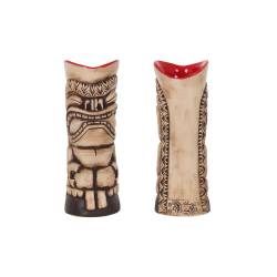 Tiki mug Hakuna porcelaine marron cl 32
