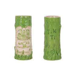 Mug Tiki en porcelaine verte Aloha cl 38