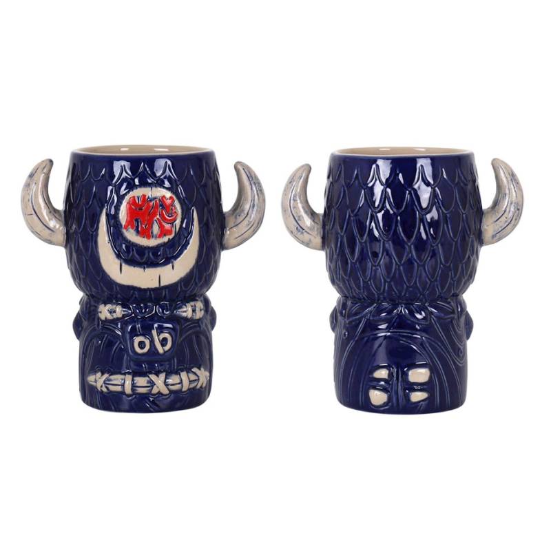 Tiki mug Buffalo bleu porcelaine cl 80