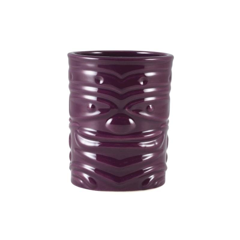 Tiki mug Smile porcelaine violet cl 36