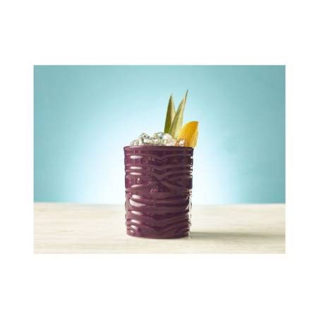 Taza Tiki Smile porcelana morada cl 36