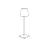 Remplacement de la pile de la lampe Poldina Zafferano