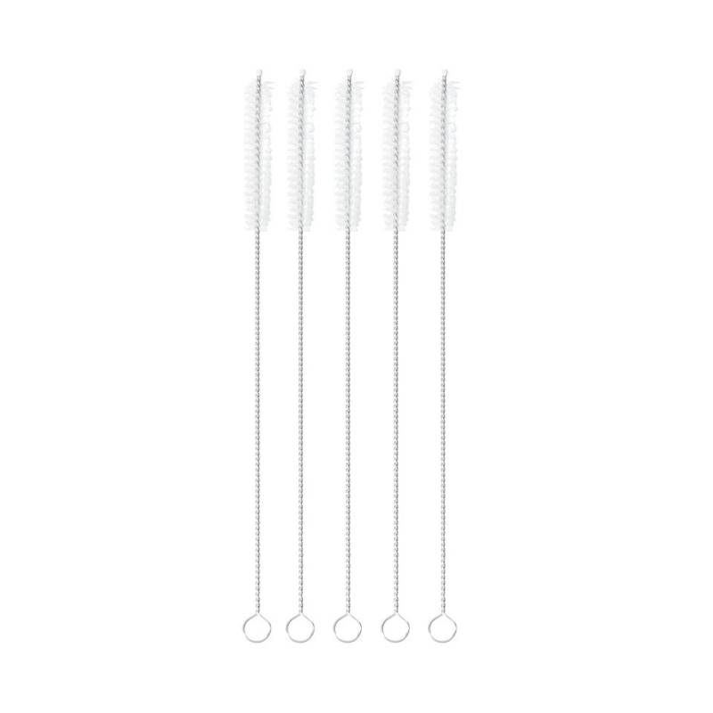 Reusable steel and nylon reusable straw brush cm 21
