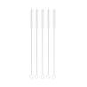 Brosse à paille réutilisable en acier et en nylon 21 cm