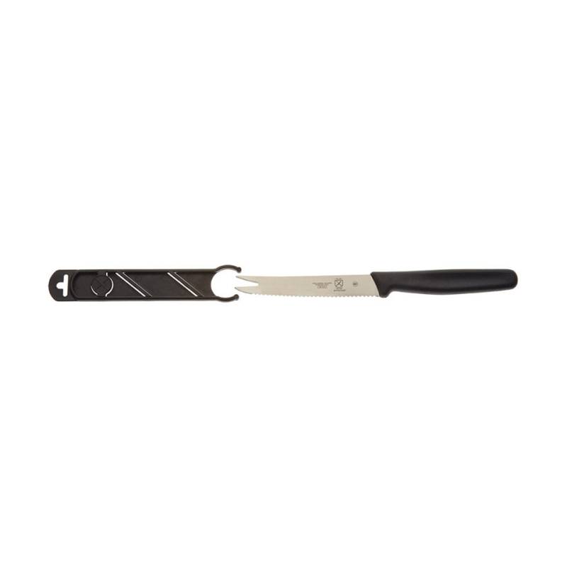 Couteau à agrumes à 2 pointes en acier inoxydable et nylon 21,5 cm