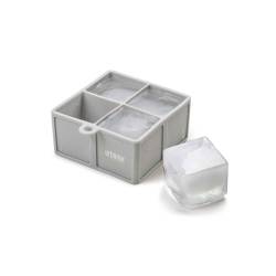 Molde cubitos de hielo 4 cubitos Urban Bar silicona gris cm 4,5