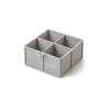 Moule à glaçons 4 cubes Urban Bar silicone gris cm 4,5