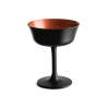 Copa de bar Retro Fizz Urban de cristal negro y bronce cl 26
