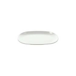 Bandeja Show Plate ovalada Tognana en melamina blanca 27x18 cm
