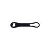 V-Rod elevador de tapones planos de acero inoxidable negro 18,5 cm