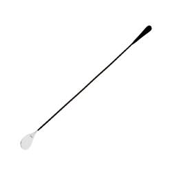 Cuchara de bar con lengüeta de acero inoxidable negro cm 45