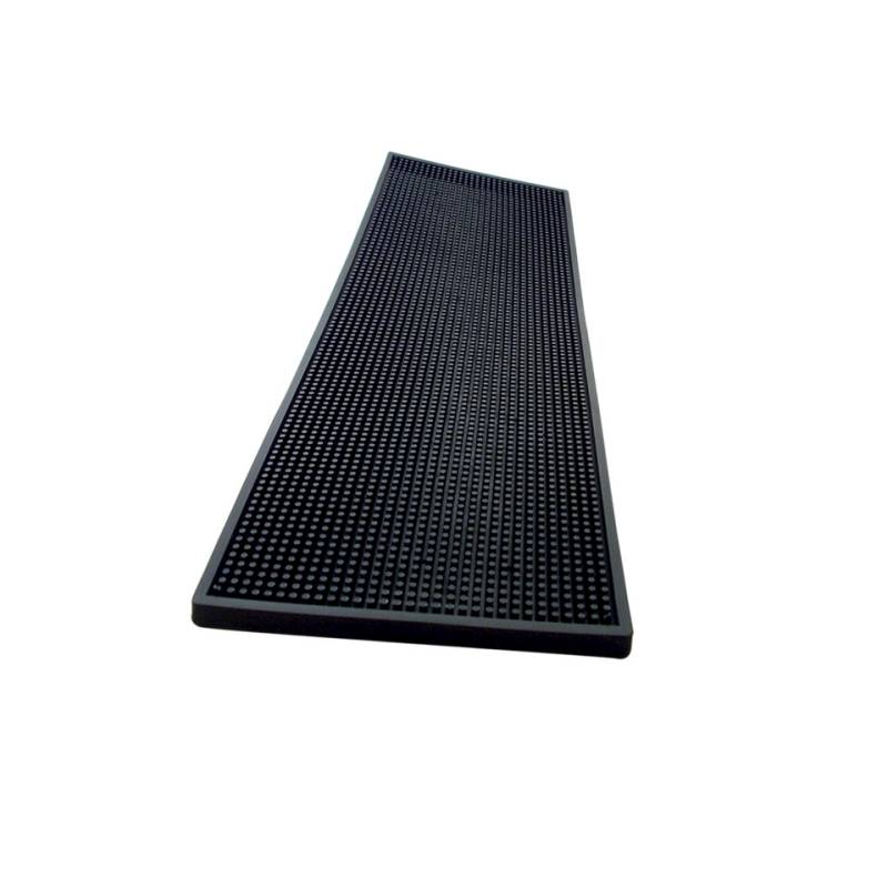 Tapis de bar en caoutchouc noir cm 60x20