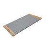 Giusto planche à découper en acier inoxydable et en bois pour pinsa et pizza 75x40 cm