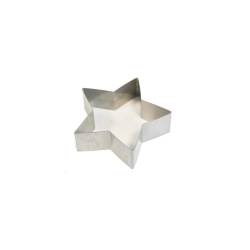 Moule à étoile en acier inoxydable 9x4 cm