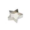 Molde de estrella de acero inoxidable 13,5x4 cm