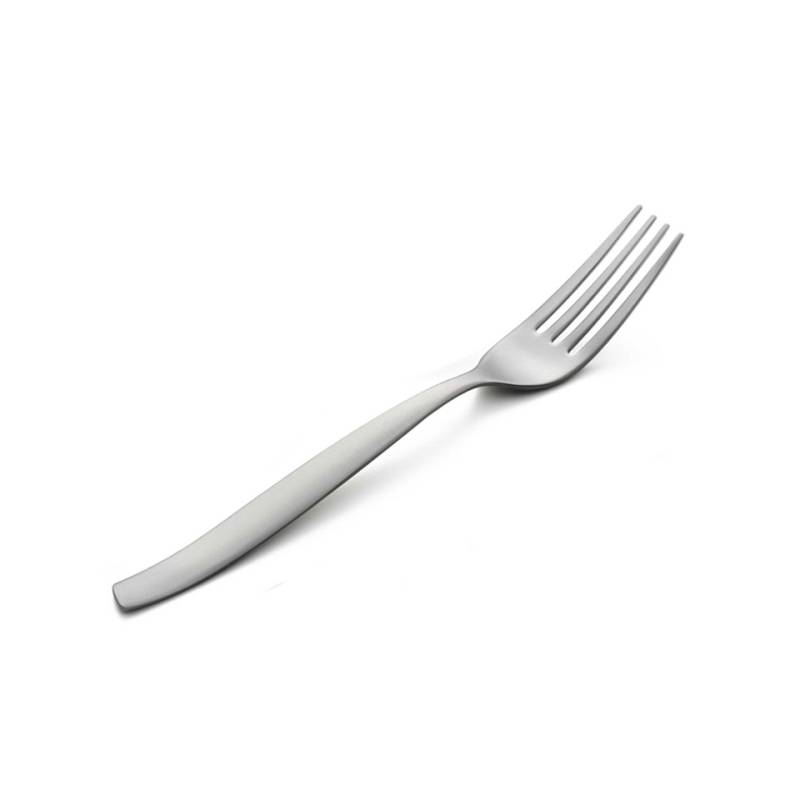 Tenedor de mesa Shark de acero arenado 21 cm