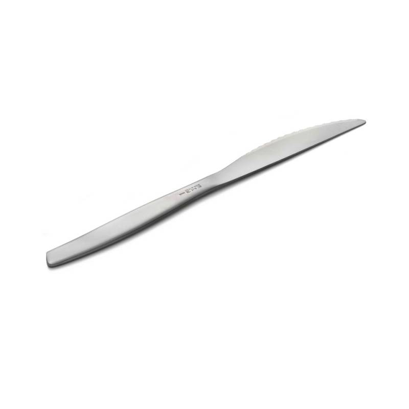 Couteau de table Shark en acier sablé 22.6 cm
