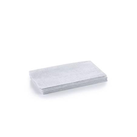 Serviette de table Easy pliée 1/8 cellulose gris clair cm 40x40