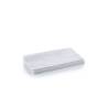Serviette de table Easy pliée 1/8 cellulose gris clair cm 40x40