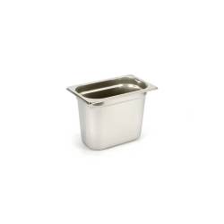 Gastronorm 1/4 bac en acier inoxydable cm 20
