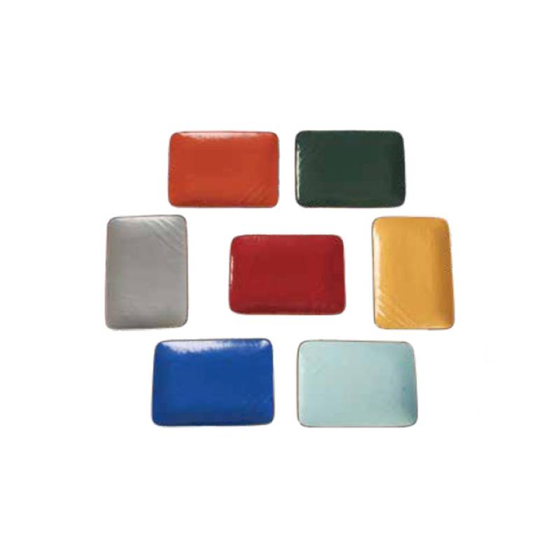 Mediterraneo Novità Home blue ceramic rectangular tray 27.5x19.5 cm