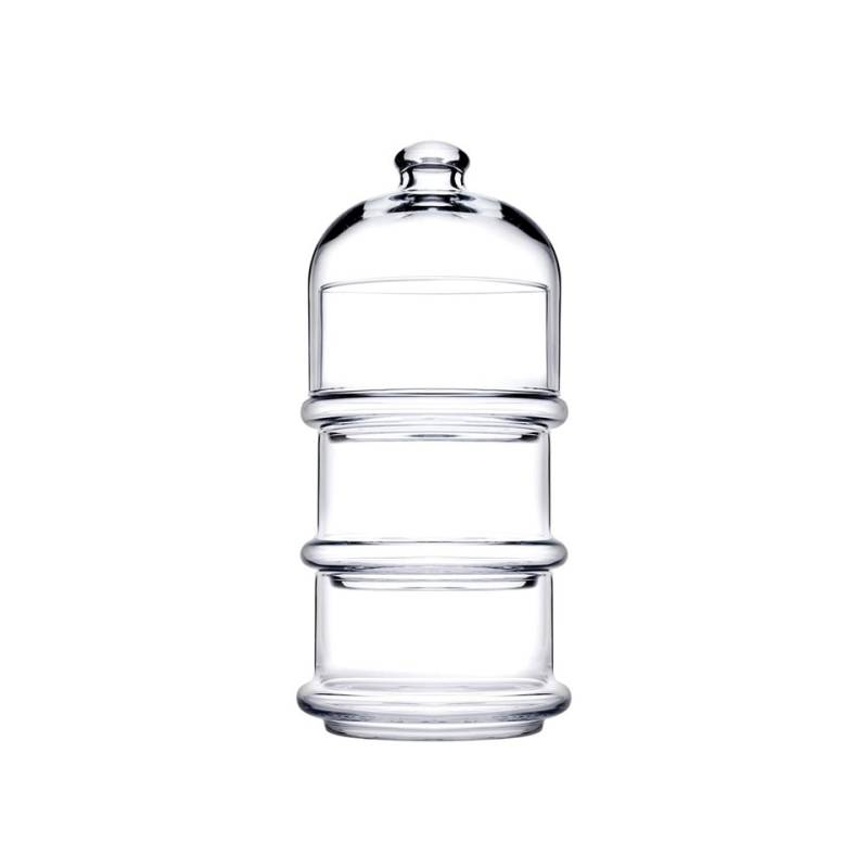 3er Set Patisserie Pasabahce Glaskuppelbecher 10 cm