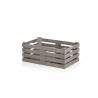 Caja de fibra de madera y pp gris 22x14x8,5 cm