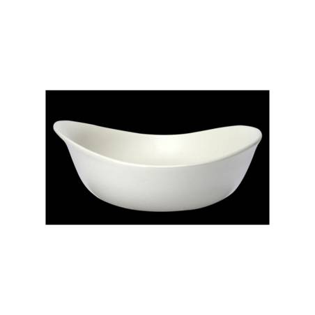 Assiette creuse Freestyle Performance Steelite en céramique vitrifiée blanche 27.5x24.5x4.5 cm
