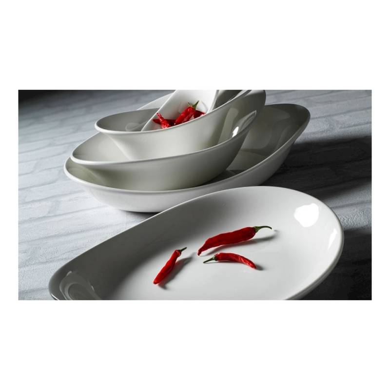 Freestyle Performance Steelite plato hondo de cerámica vitrificada blanca 27,5x24,5x4,5 cm