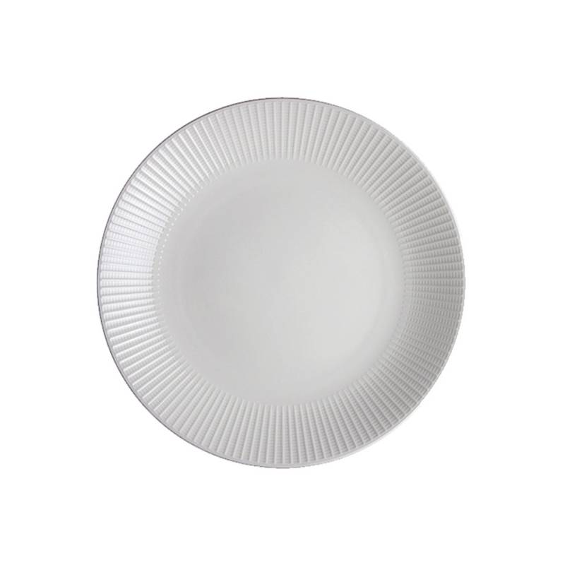 Plato llano de cerámica vitrificada Willow Distinction Steelite 28 cm
