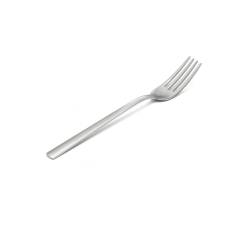 Fourchette de table Fashion en acier inoxydable sablé 21 cm