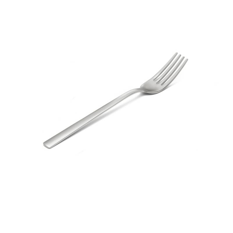 Tenedor de mesa Fashion de acero inoxidable arenado 21 cm