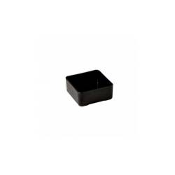 Tasse à buffet carrée 2.0 en noir pbt cm 14,5x14,5x6