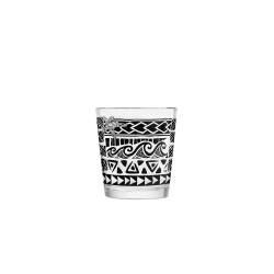 Verre à Mai Tai Kahiko avec décoration noire cl 35.5