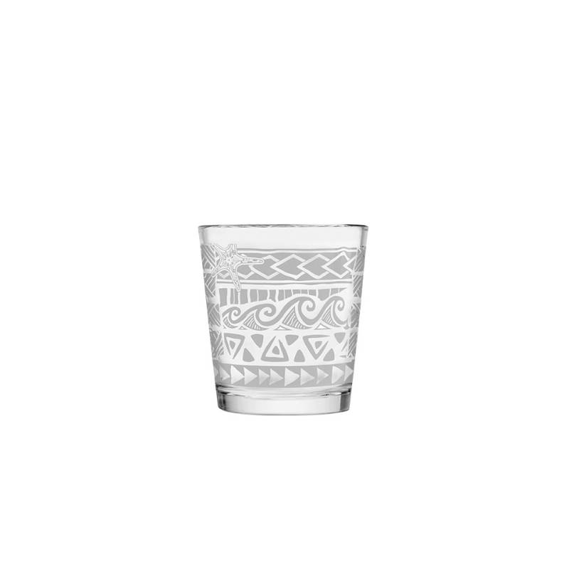 Copa Kahiko Mai Tai con decoración blanca cl 35.5