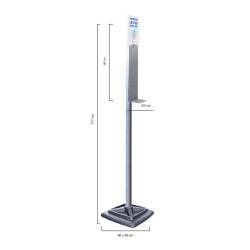 Columna unilateral universal con soporte de acero pintado cm 171