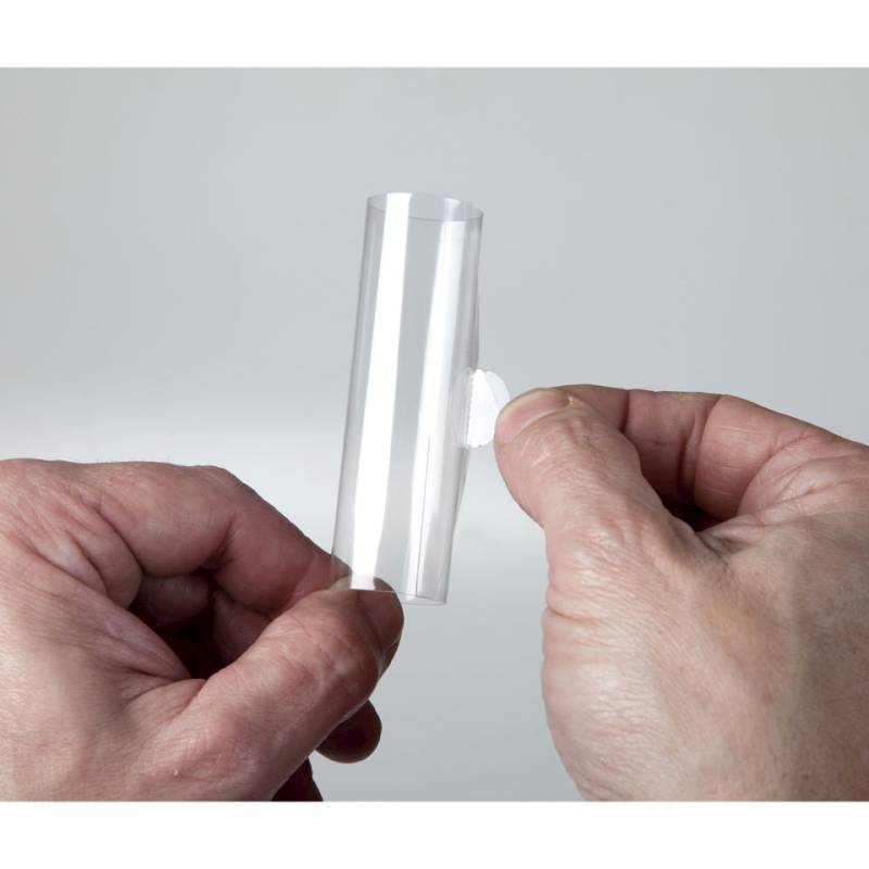 Films cylindriques 100% Chef en acrylique transparent 8 cm