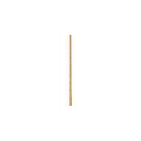 Pailles biodégradables en papier brun monofilament cm 14x0,6