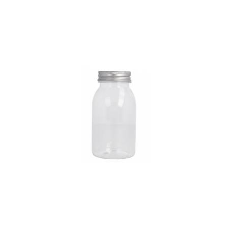 Bouteille transparente avec bouchon en aluminium cl 22
