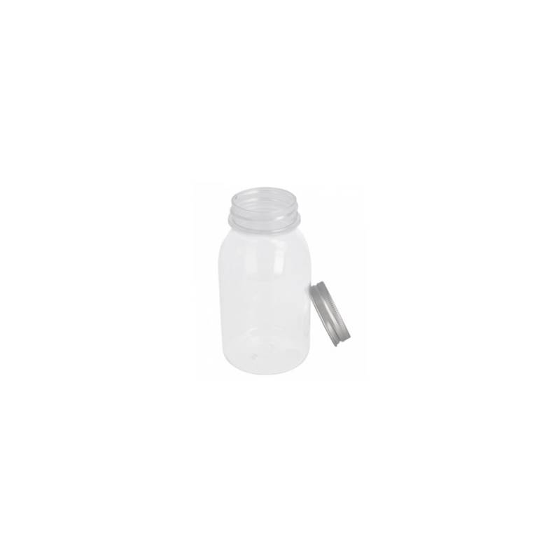 Bouteille transparente avec bouchon en aluminium cl 22
