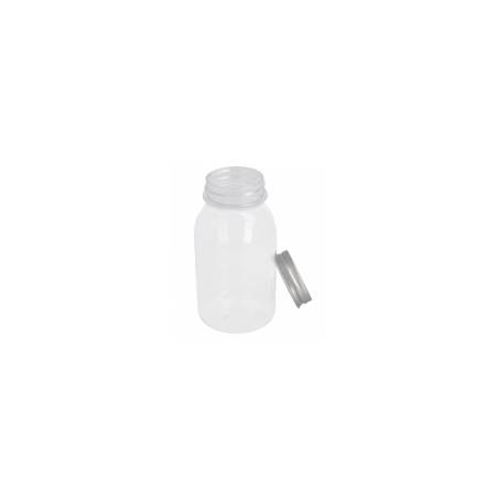 Bouteille transparente avec bouchon en aluminium cl 22