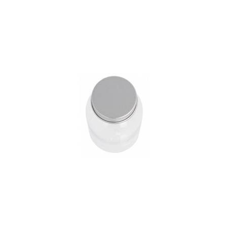 Bouteille transparente avec bouchon en aluminium cl 22