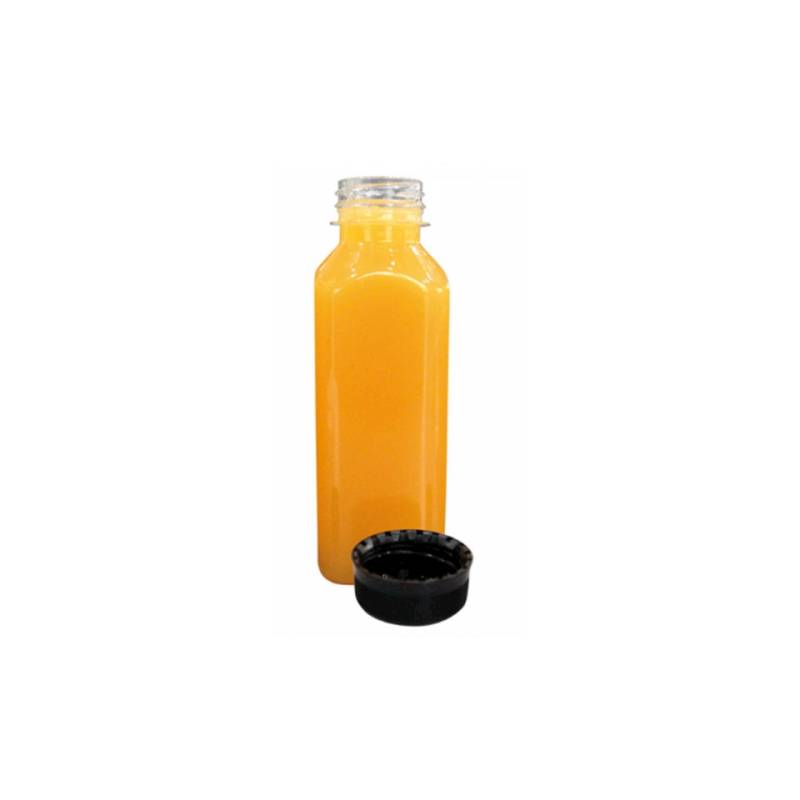 Bouteilles transparentes avec bouchon noir pet cl 50