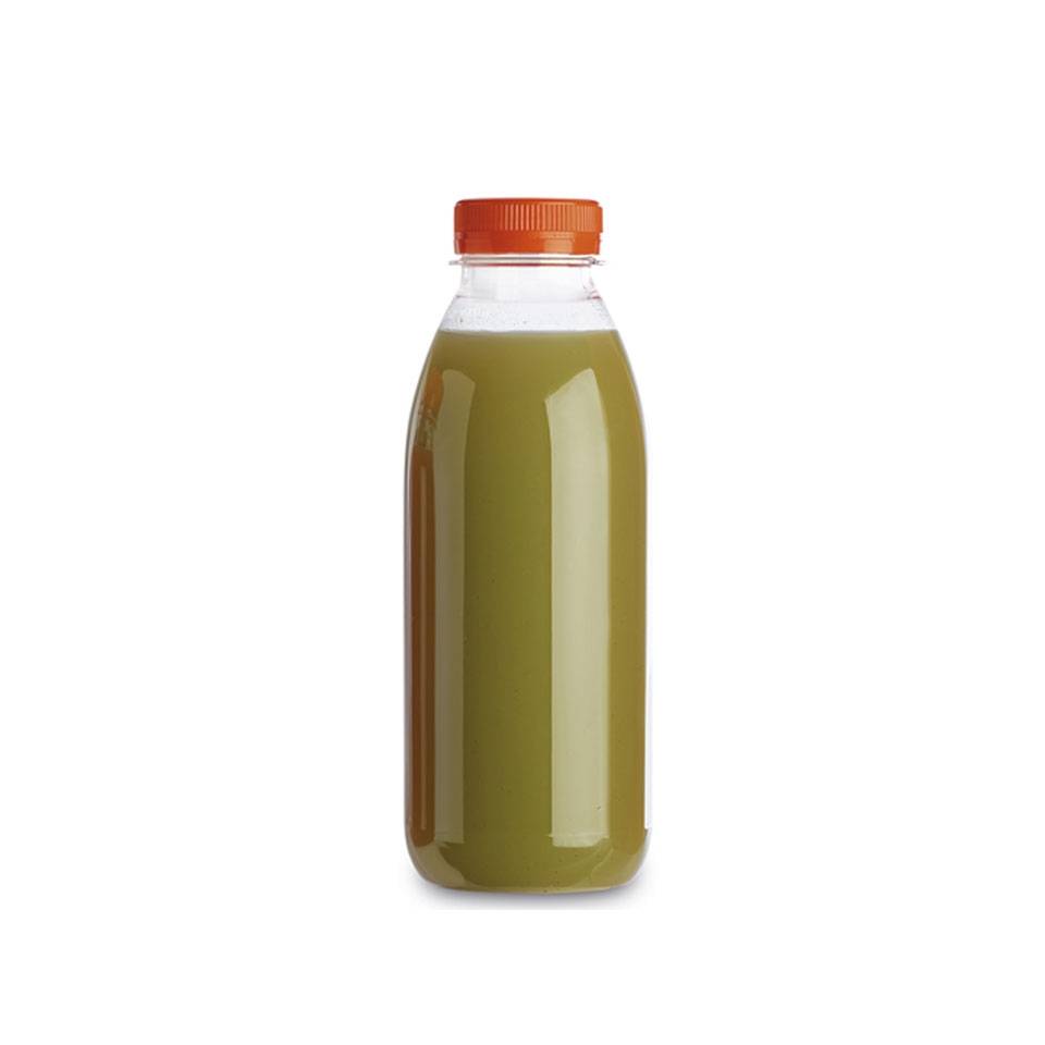 Servipack bouteille pet transparente avec bouchon orange cl 50